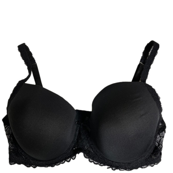 Delta Burke Bra, Size 40D, Black Lace. - Picture 1 of 4